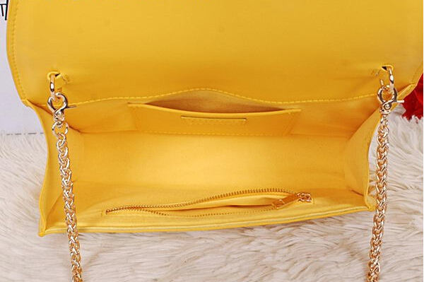 2014 New Saint Laurent Small Betty Bag Calf Leather Y7139 Yellow